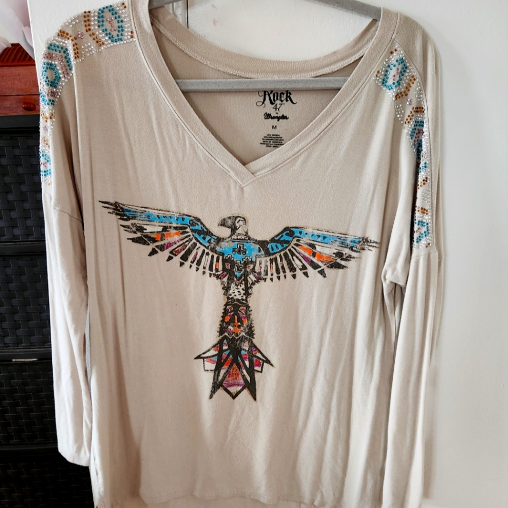 Rock 47 Wrangler womens shirt medium